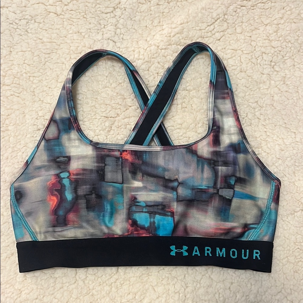 Under Armour Abstract Pattern Sports Bra